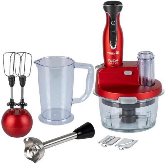 Tefal Powelix Activflow Expert Kırmızı 1500 W Blender Seti