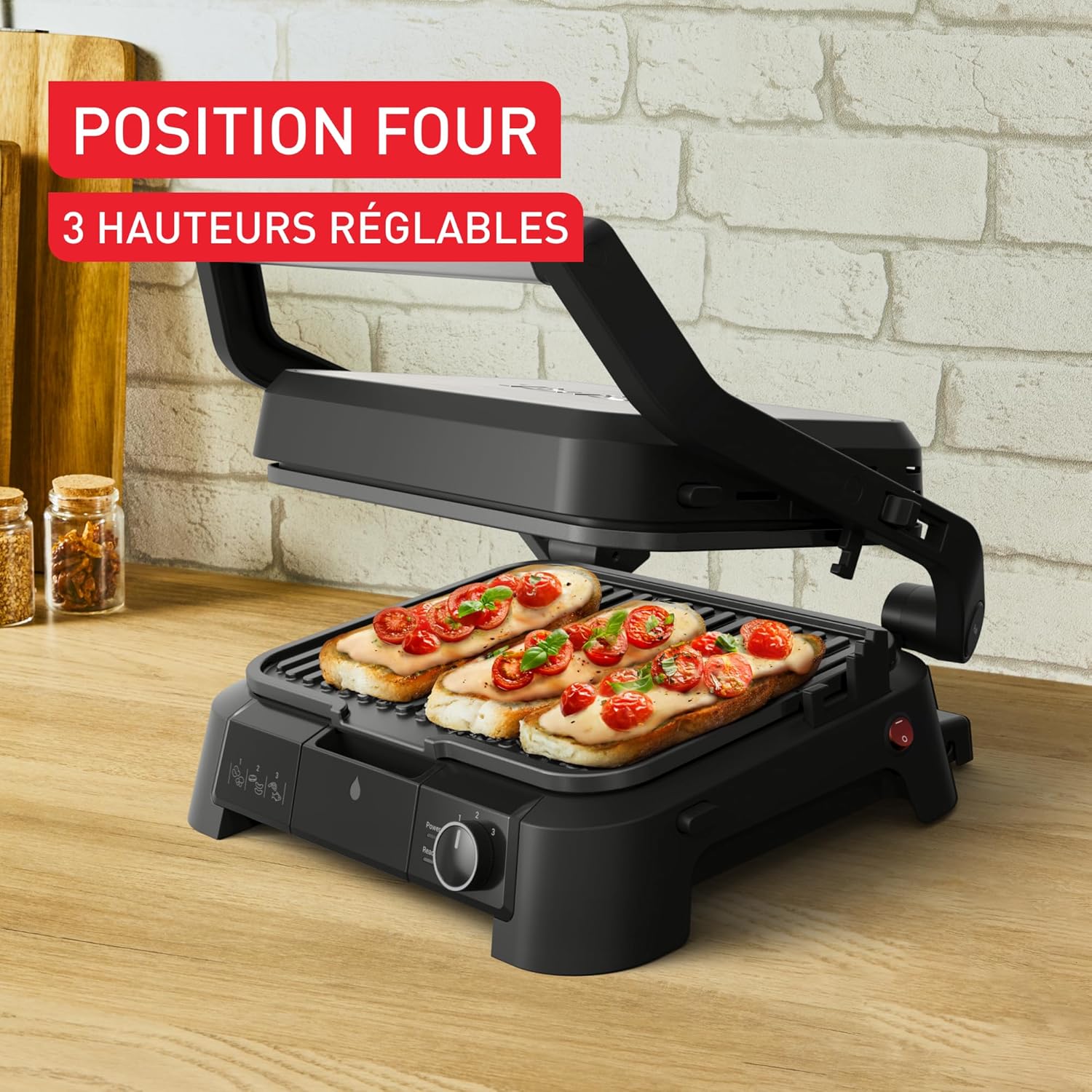 Tefal Supergrill 3in1 Siyah 2000 W Izgara Ve Tost Makinesi Görseli