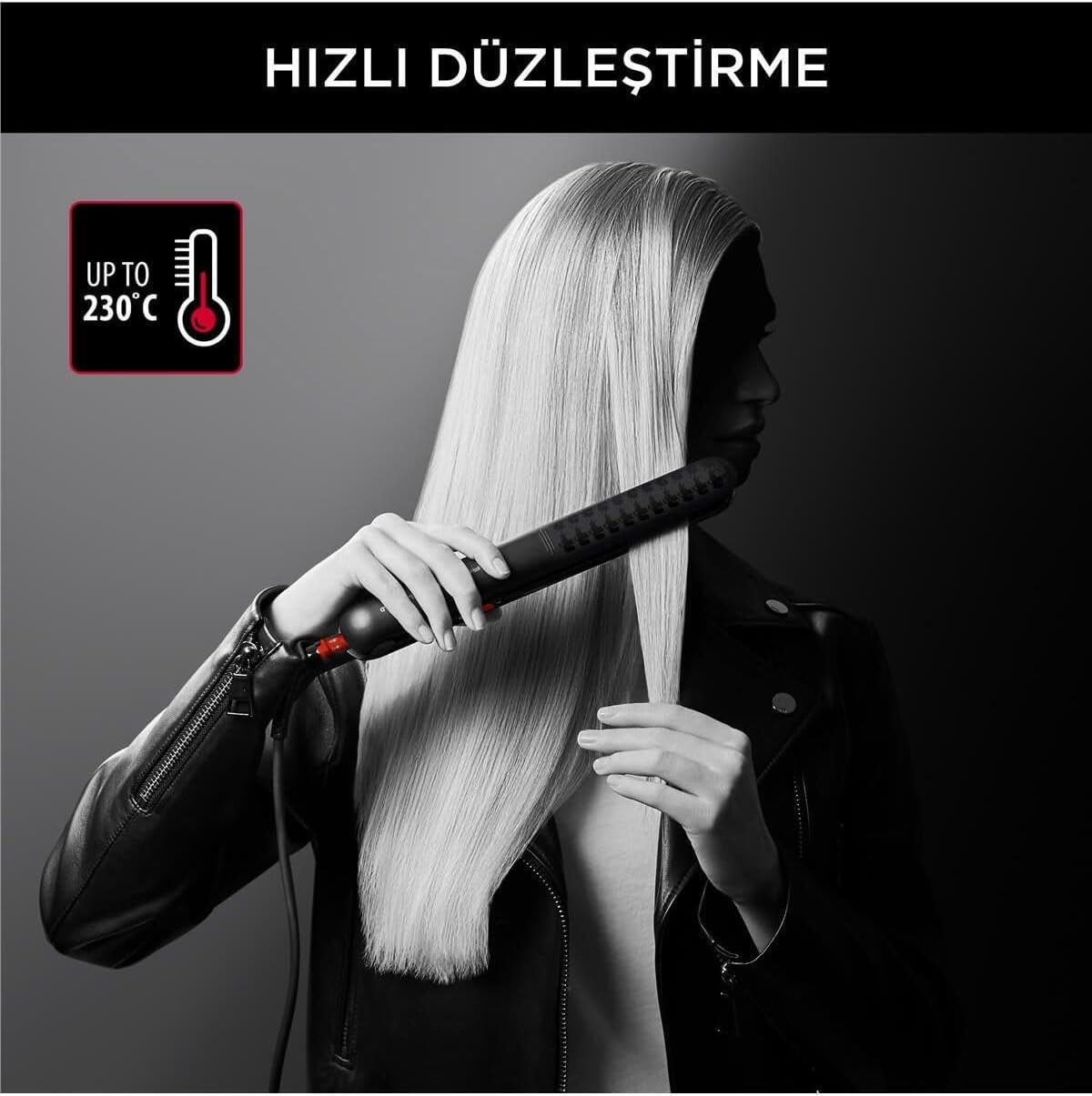 Rowenta X Karl Lagerfeld Sf321lf0 Seramik Saç Düzleştirici Görseli