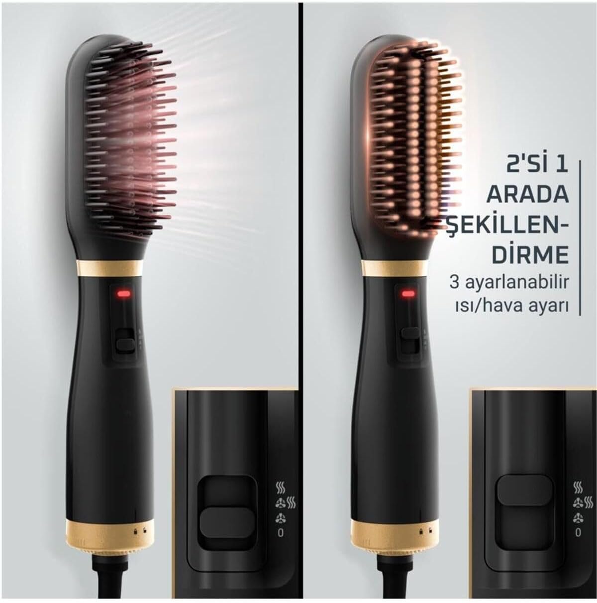 Rowenta Powerstraight 2'si 1 Arada Hava Üflemeli Saç Fırçası Görseli