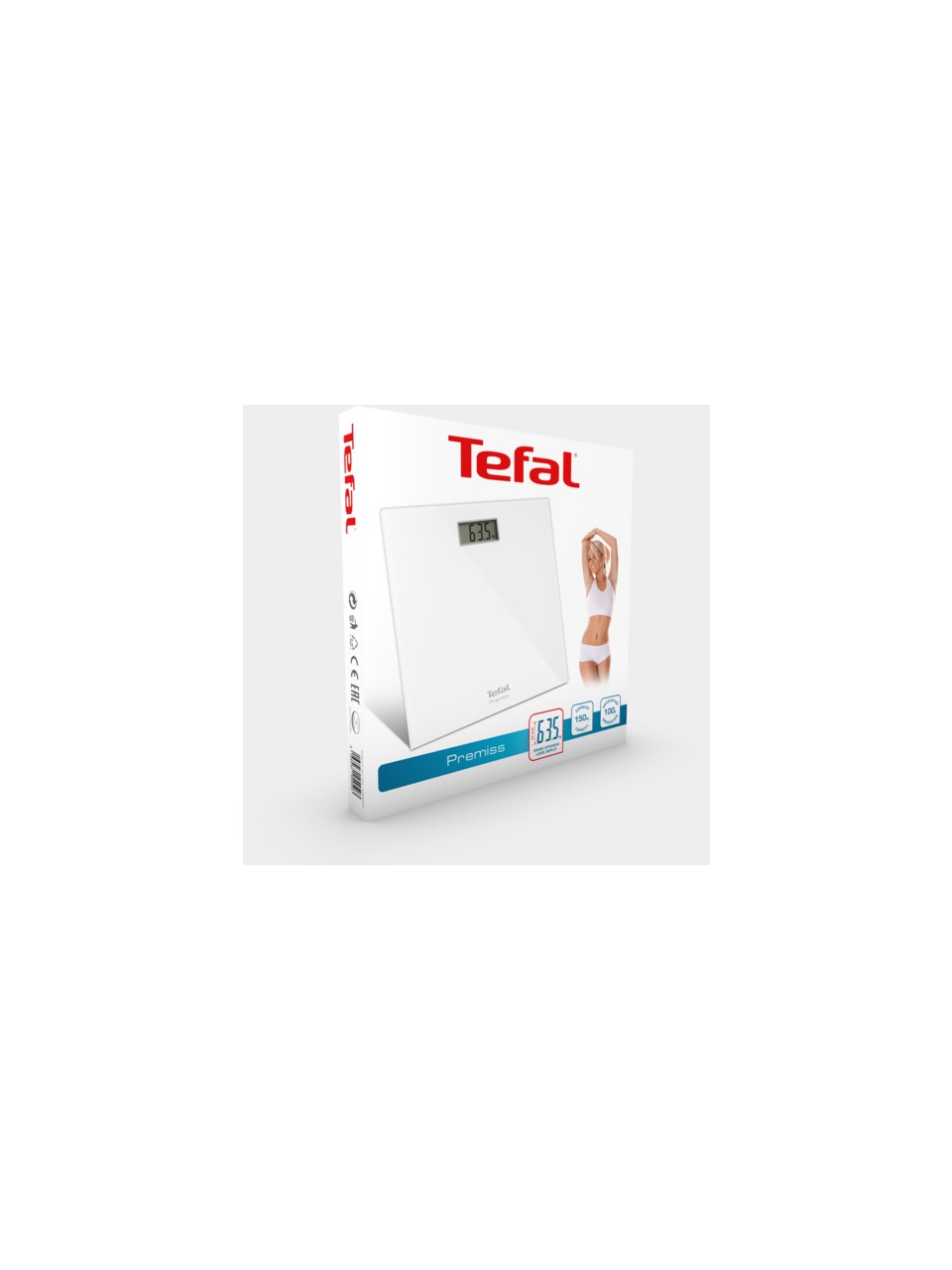 Tefal Premiss Pp1061 Beyaz Cam Dijital Baskül (PP1401V0) Görseli