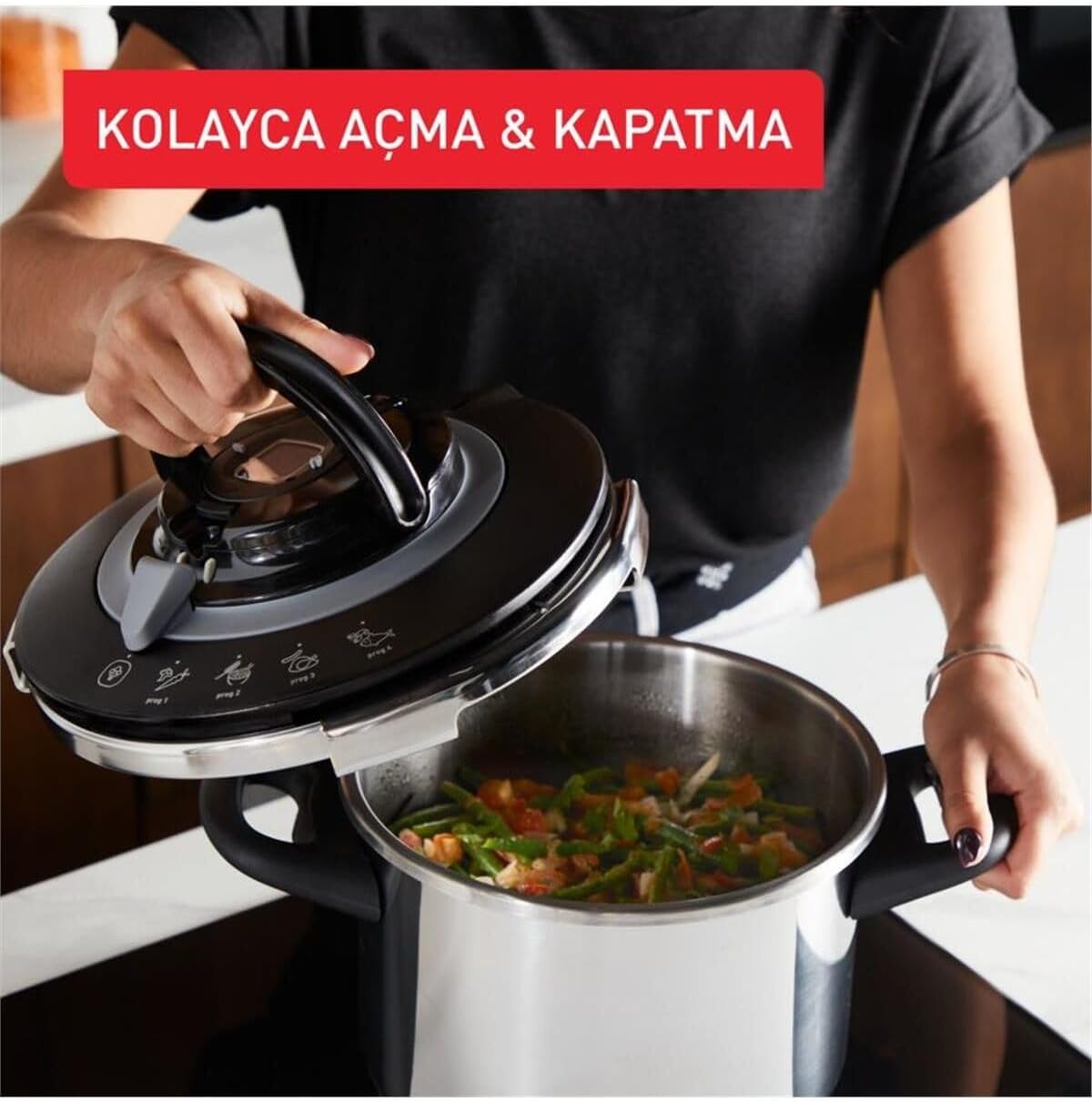 Tefal Clipso+ Chef 6 Lt Düdüklü Tencere Görseli