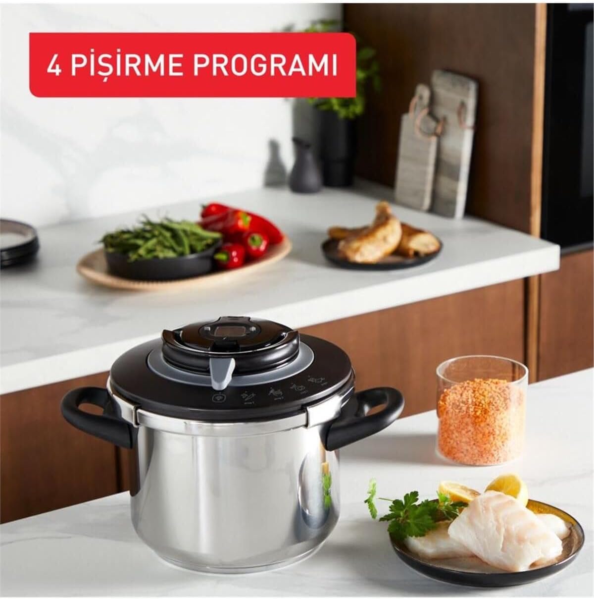 Tefal Clipso+ Chef 6 Lt Düdüklü Tencere Görseli