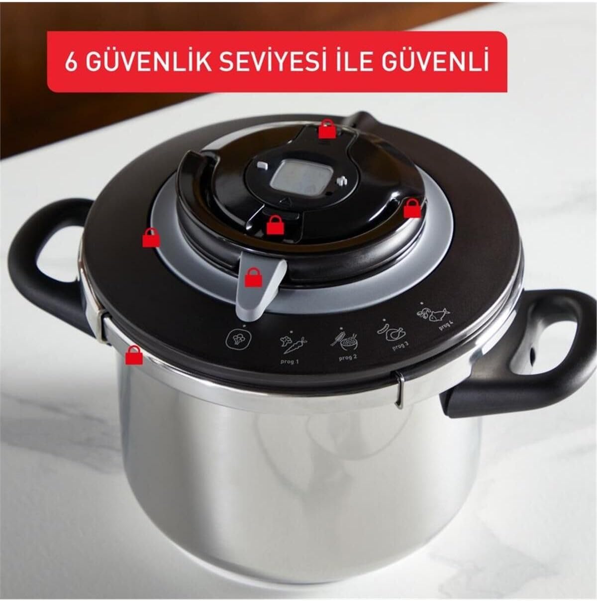 Tefal Clipso+ Chef 6 Lt Düdüklü Tencere Görseli