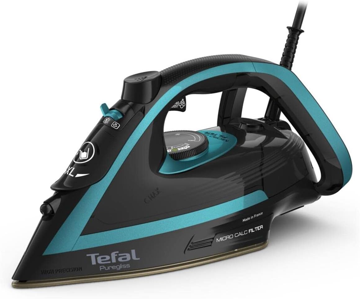 Tefal Fv8066 Puregliss 3000 W Siyah Buharlı Ütü
