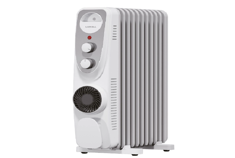 Luxell LUX11-FP-WG Yağlı Radyatör Beyaz 11 Dilim Termostatlı