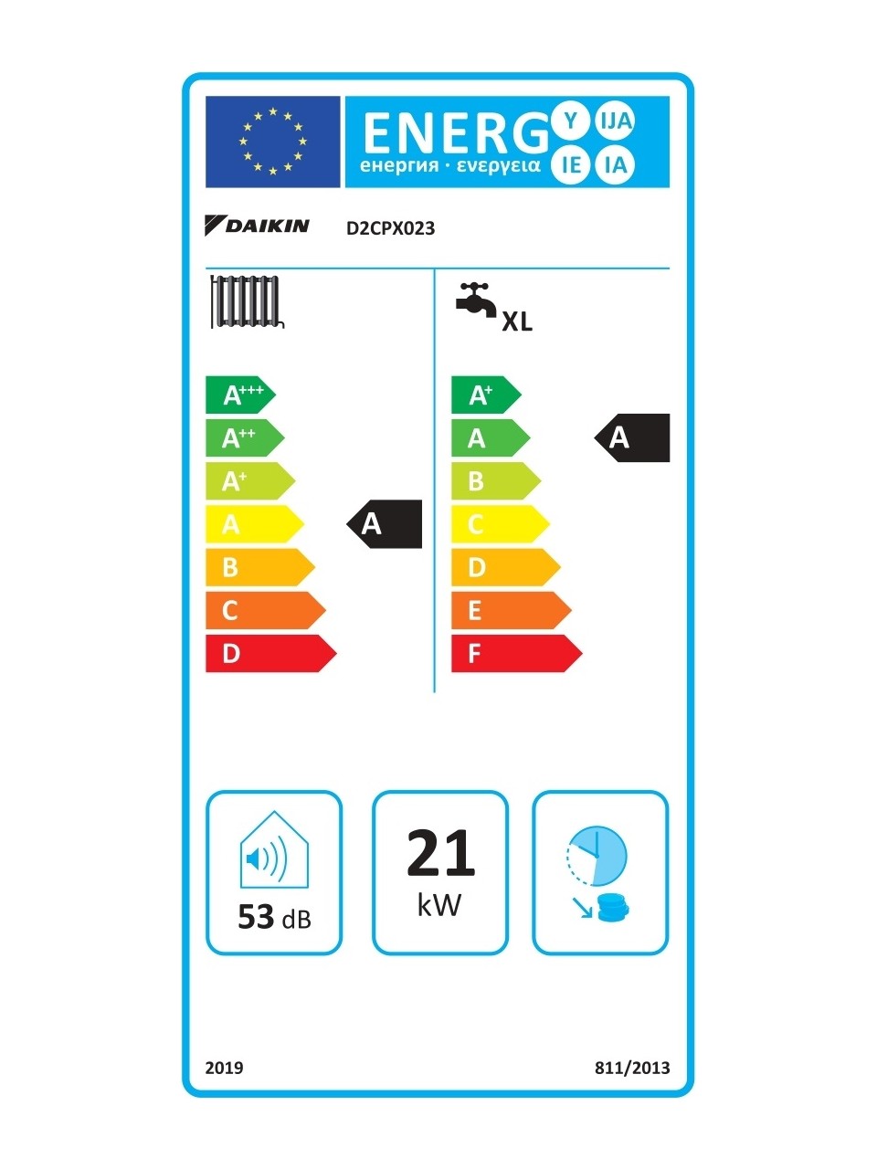 Daikin VZ Premix 23 Kw (D2CPX023) Yoğuşmalı Kombi Görseli
