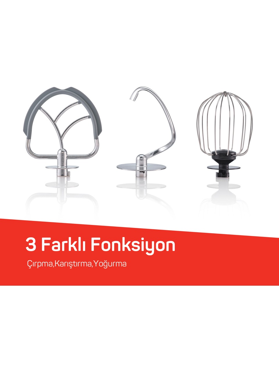 Arzum Ar1190-33 Gastroart Stand Mikser Krem Görseli