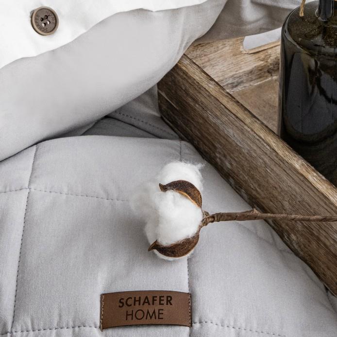 Schafer Home Soft Yatak Örtüsü Nevresim Seti 5 Parça-gri Görseli