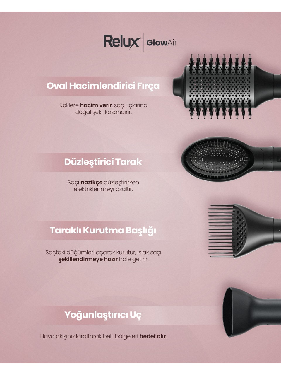Relux As8700 Üflemeli Saç Şekillendirici Görseli