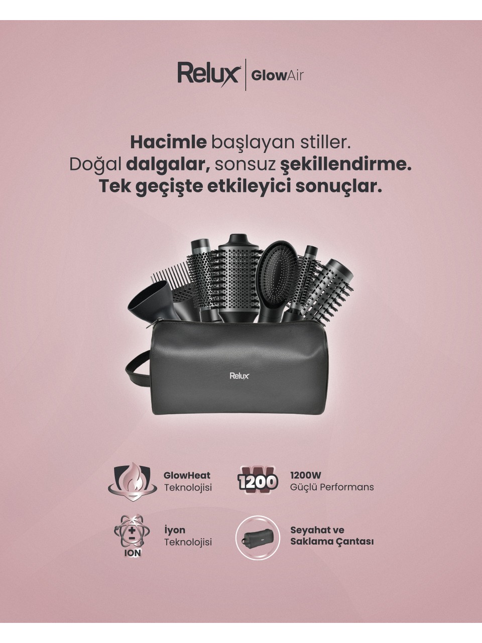 Relux As8700 Üflemeli Saç Şekillendirici Görseli