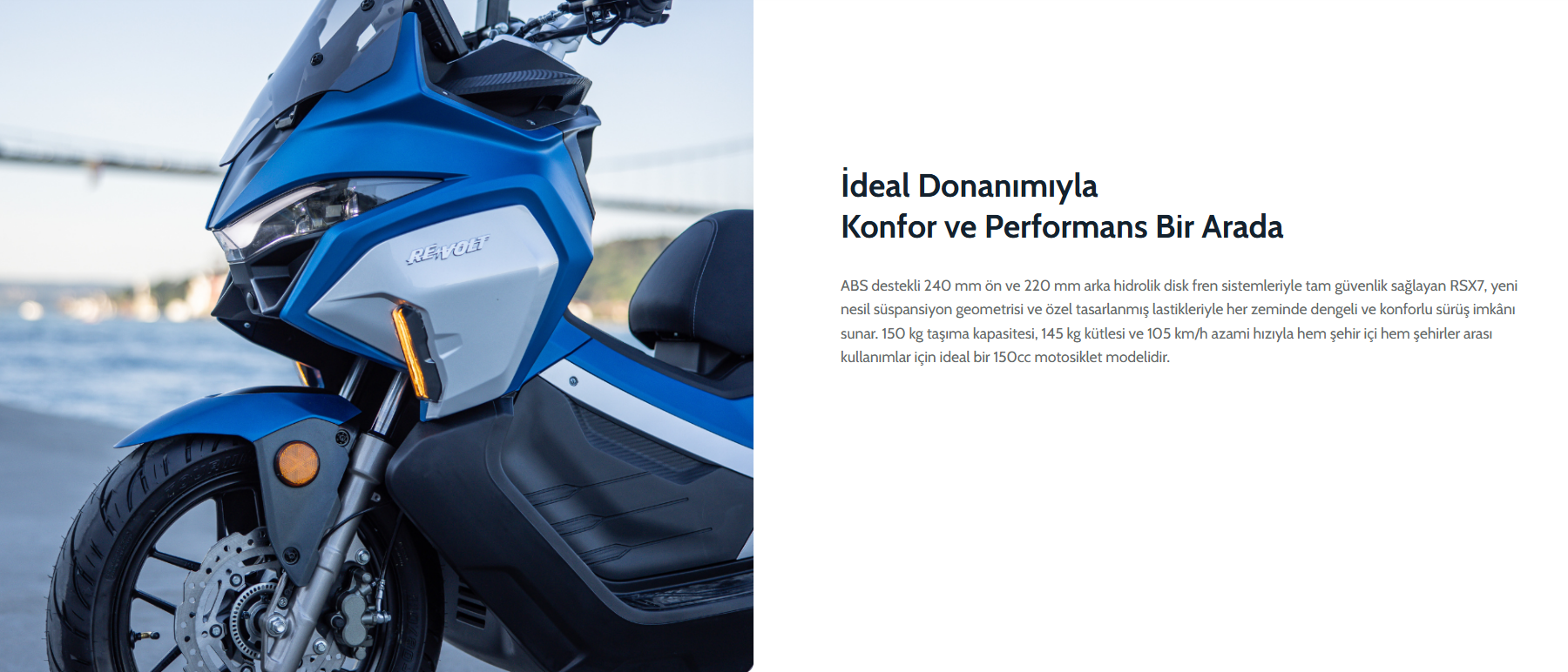 Volta RSX7 150 cc Benzinli Motosiklet Görseli