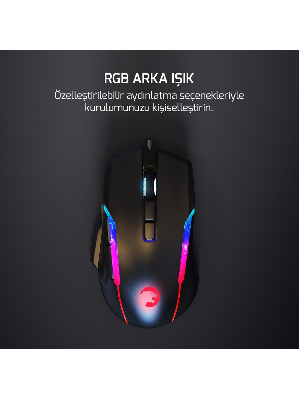 Gamepower Icarus RGB Optik Kablolu Oyuncu Mouse Görseli