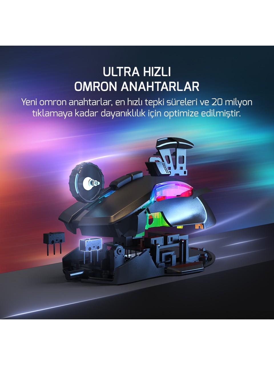 Gamepower Icarus RGB Optik Kablolu Oyuncu Mouse Görseli