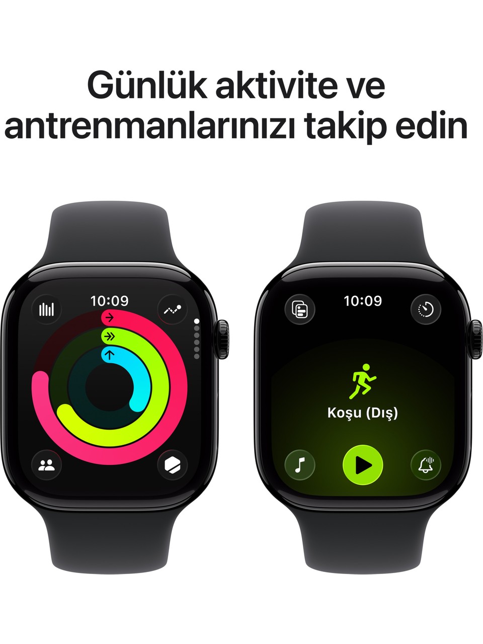 Apple Watch Series 11 GPS 46mm Alüminyum Kasa ve Spor Kordon Akıllı Saat Görseli