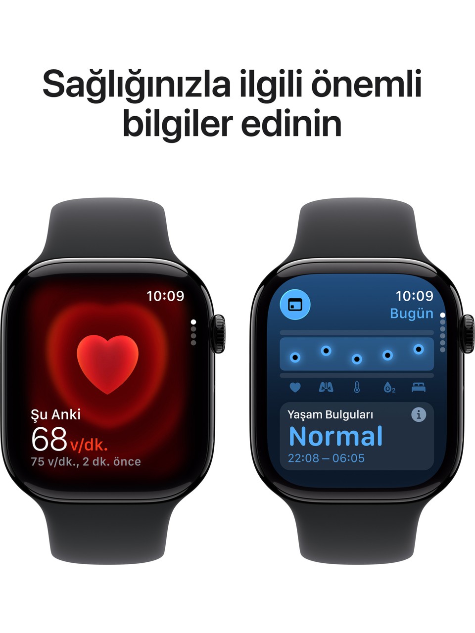 Apple Watch Series 11 GPS 42mm Alüminyum Kasa ve Spor Kordon Akıllı Saat Görseli