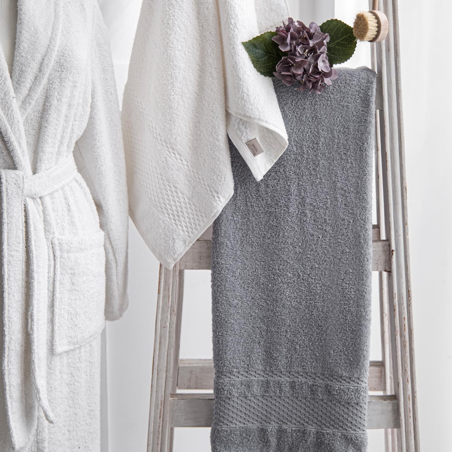 Schafer Home Arya Banyo Seti 6 Parça-Gri/Beyaz Görseli