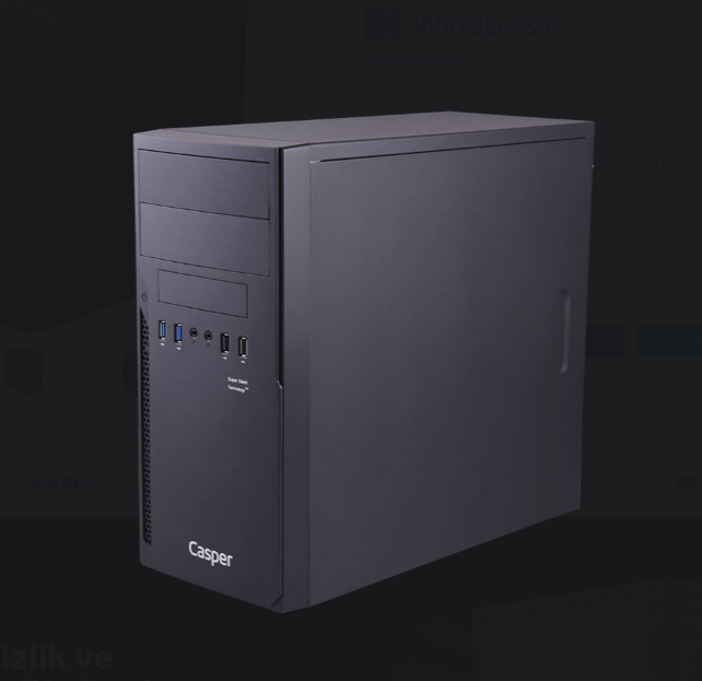 Casper Nirvana N2h.225f-8e50t-00c Ulta 7 225f 8gb Ram 500gb Ssd Rtx3050 Masaüstü Bilgisayar Görseli