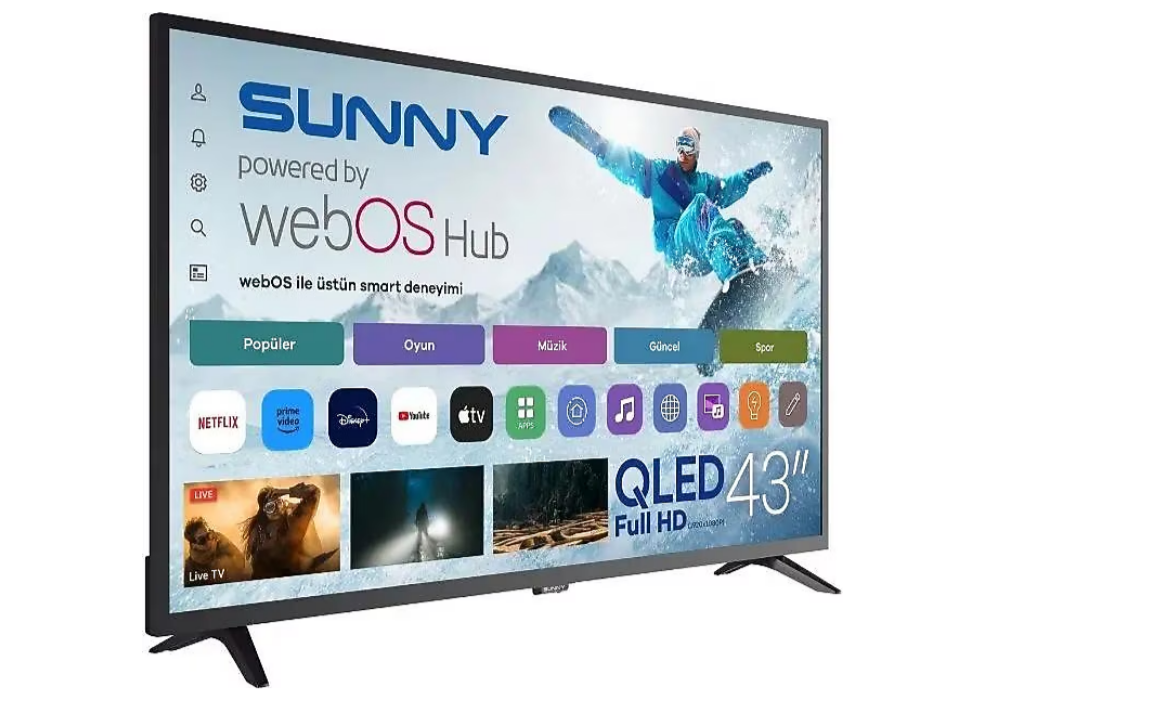 Sunny SN43QFMLN-W02S 43" Full Hd Qled Webos Tv