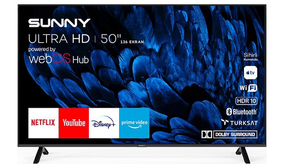 Sunny Sn50qmn252c-s / sn50Quprl-w02m 50" Uhd 4k Webos Qled Tv