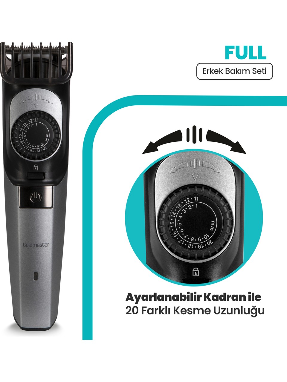 Goldmaster Full Gm-8125 Erkek Bakim Seti Görseli