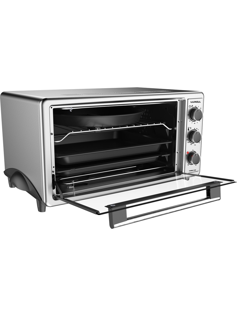 Luxell Lx3525 42 Lt. Mini Fırın Gri Görseli
