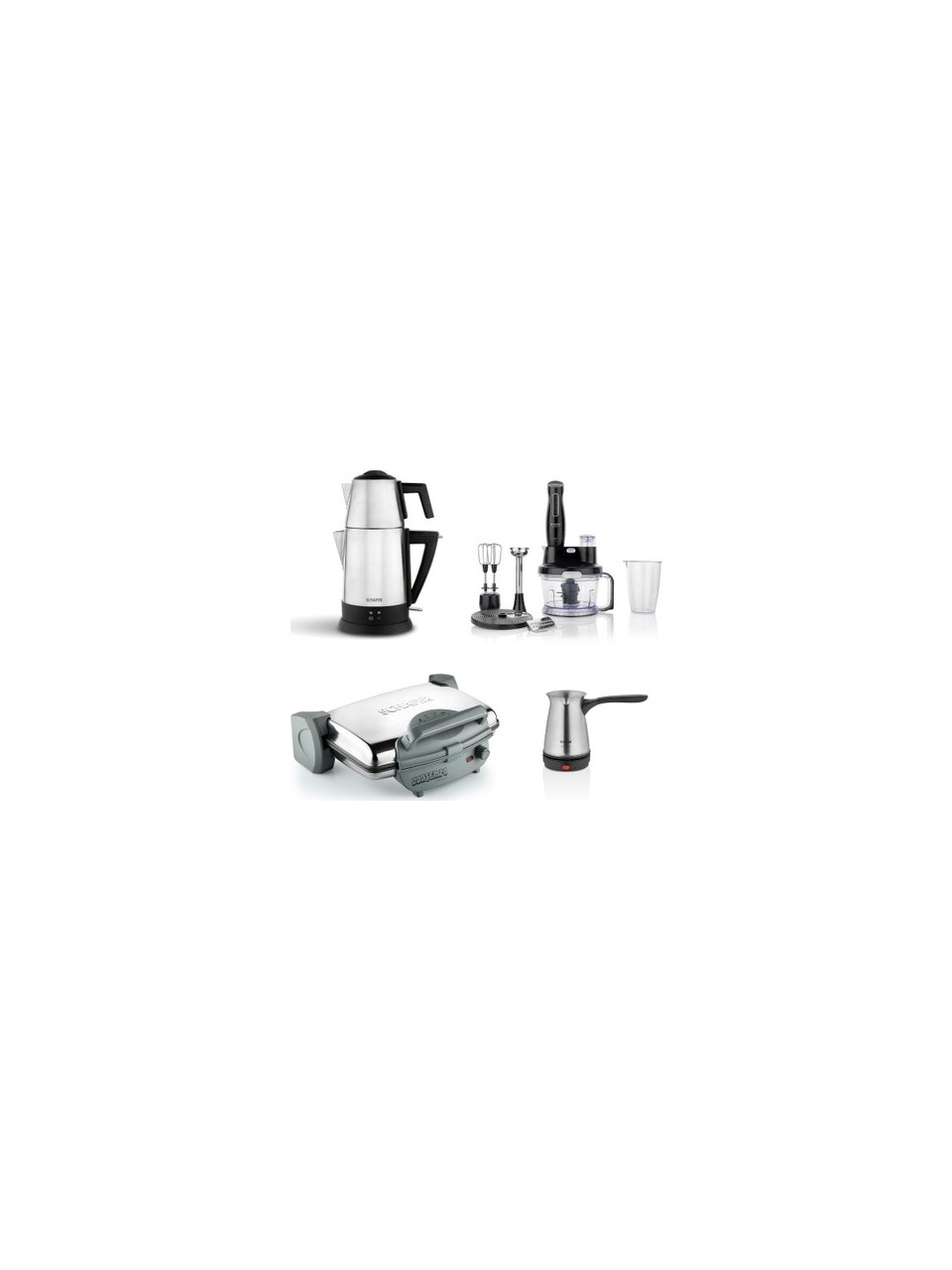 Schafer Kea Elektro Mega Ev Aletleri 4 Lü Set-ınox04