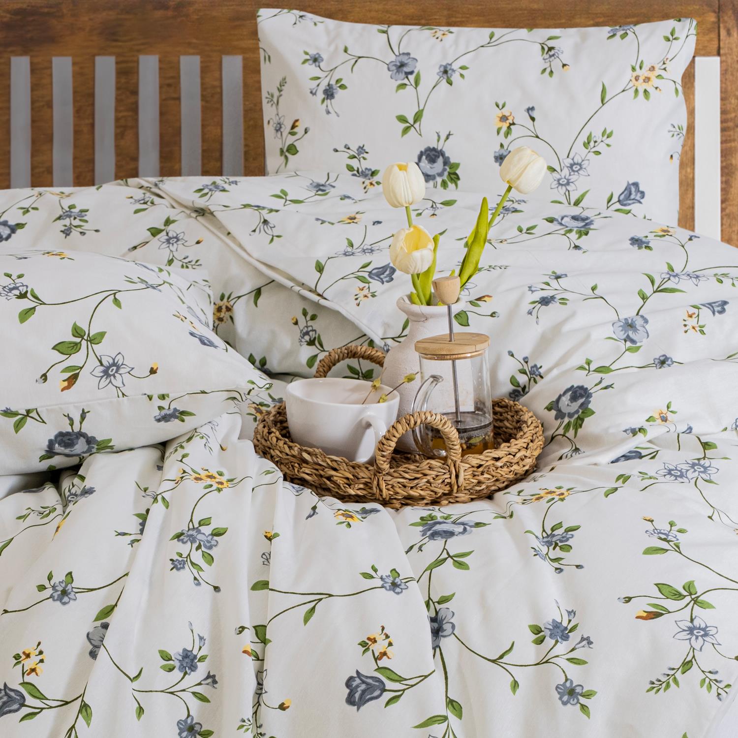 Schafer Home Flora Çift Kişilik Nevresim Takımı 4 Parça Görseli