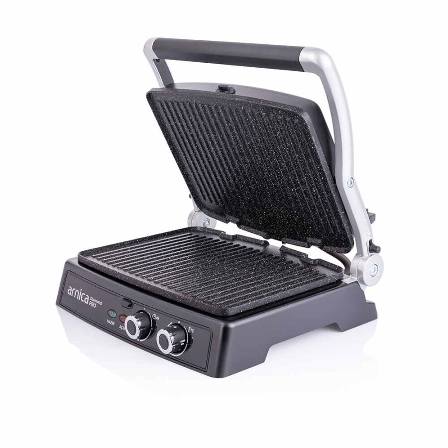 Arnica Gh26411 Dıamond Pro Tost Makinesi Siyah Görseli