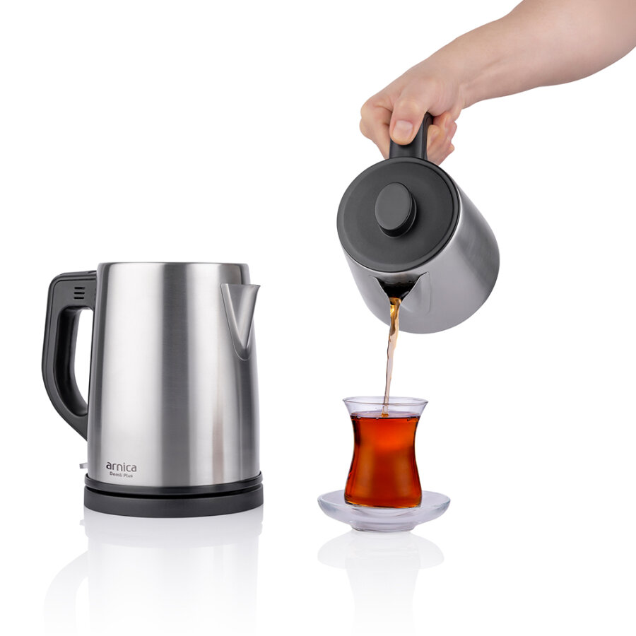 Arnica Ih33270 Demli Plus Çay Makinesi İnox Görseli