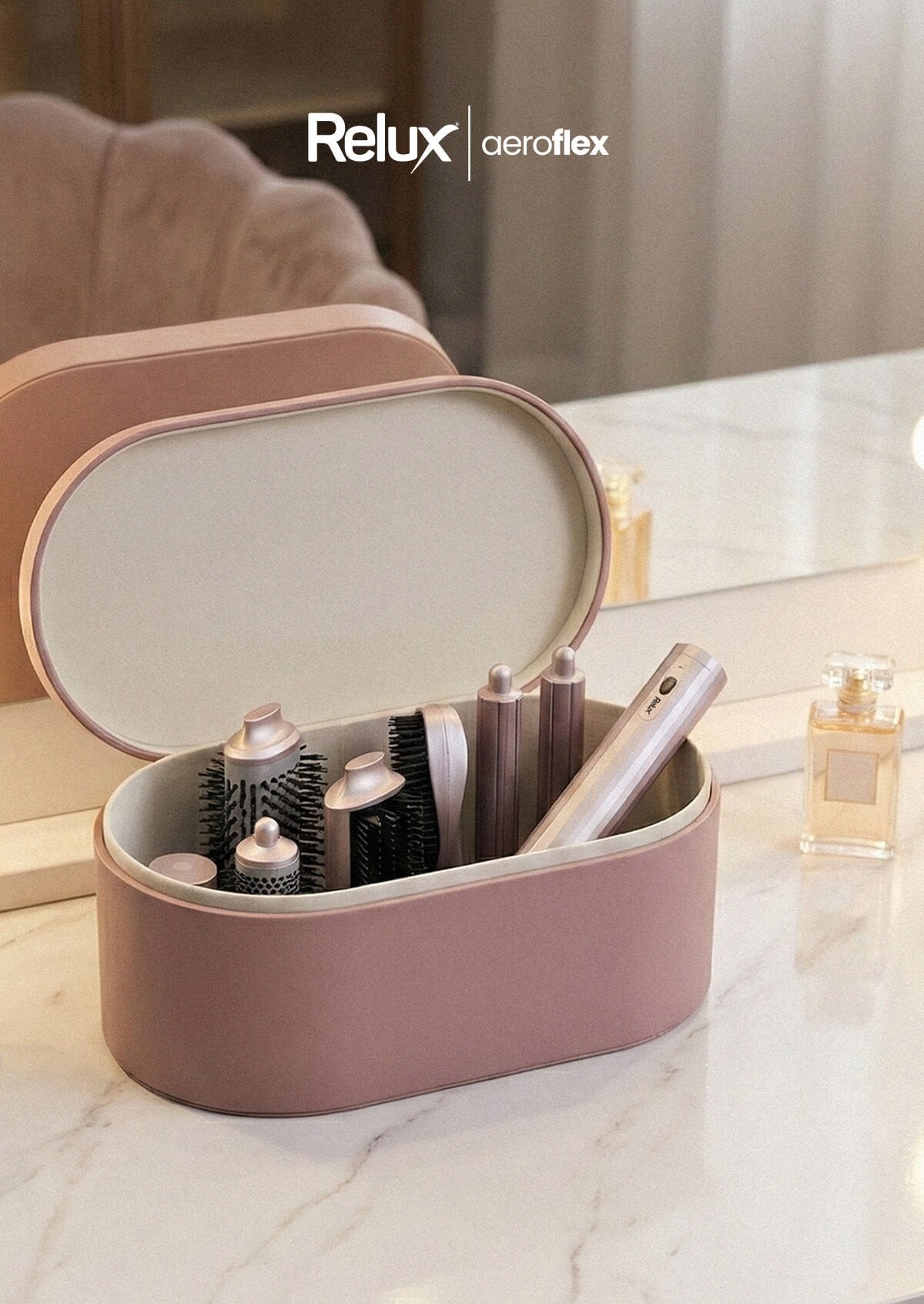 Relux Rms9200P Aeroflex 7in1 Saç Şekillendirici Pink Görseli
