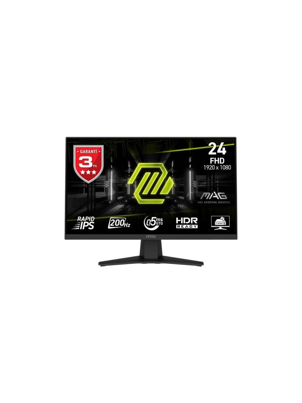 MSI MAG 244F 23.8" 0.5 ms Full HD IPS 200 Hz Oyuncu Monitörü