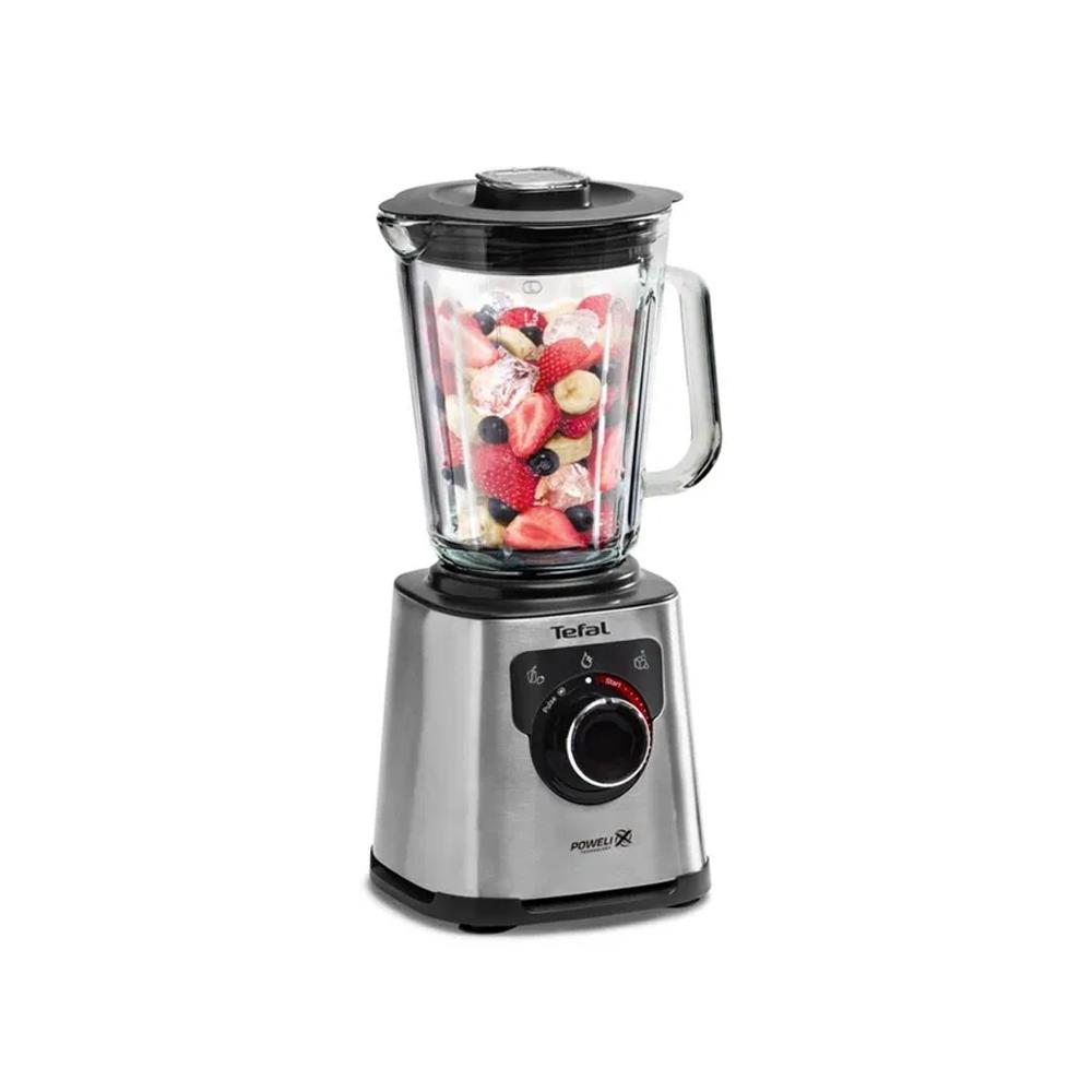 Tefal Perfect Mix+ Cam Sürahili Yüksek Hızlı Blender 1200W SS/Koyu Gri  Görseli