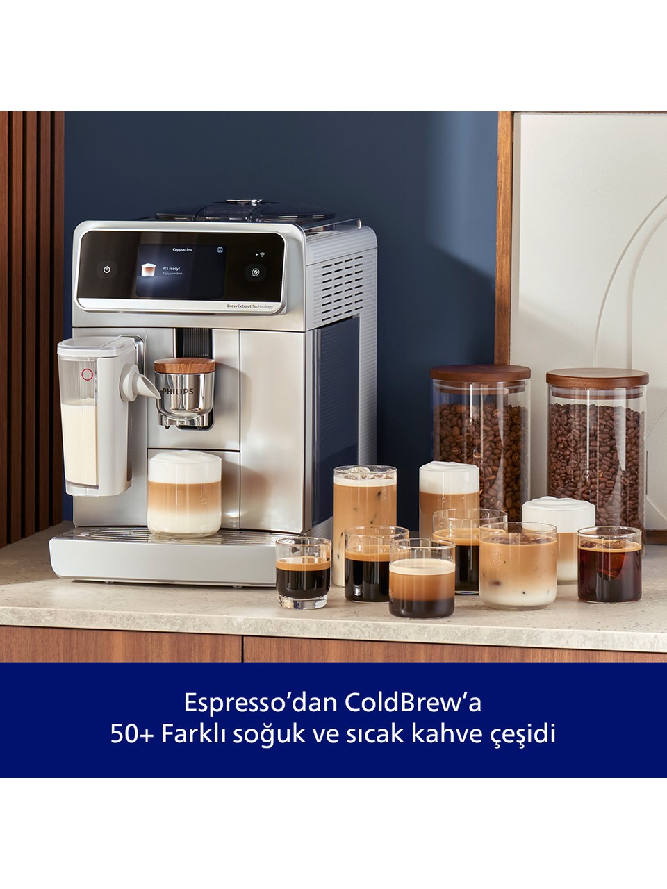 Philips Ep8757/20 Cafe Aromis Premium Otomatik Espresso Makinesi Görseli