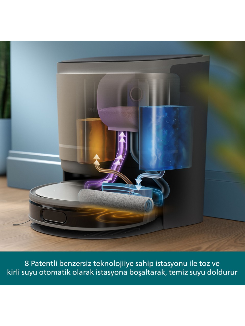 Philips Xu9100/10 9000 Serisi Robot Süpürge Görseli