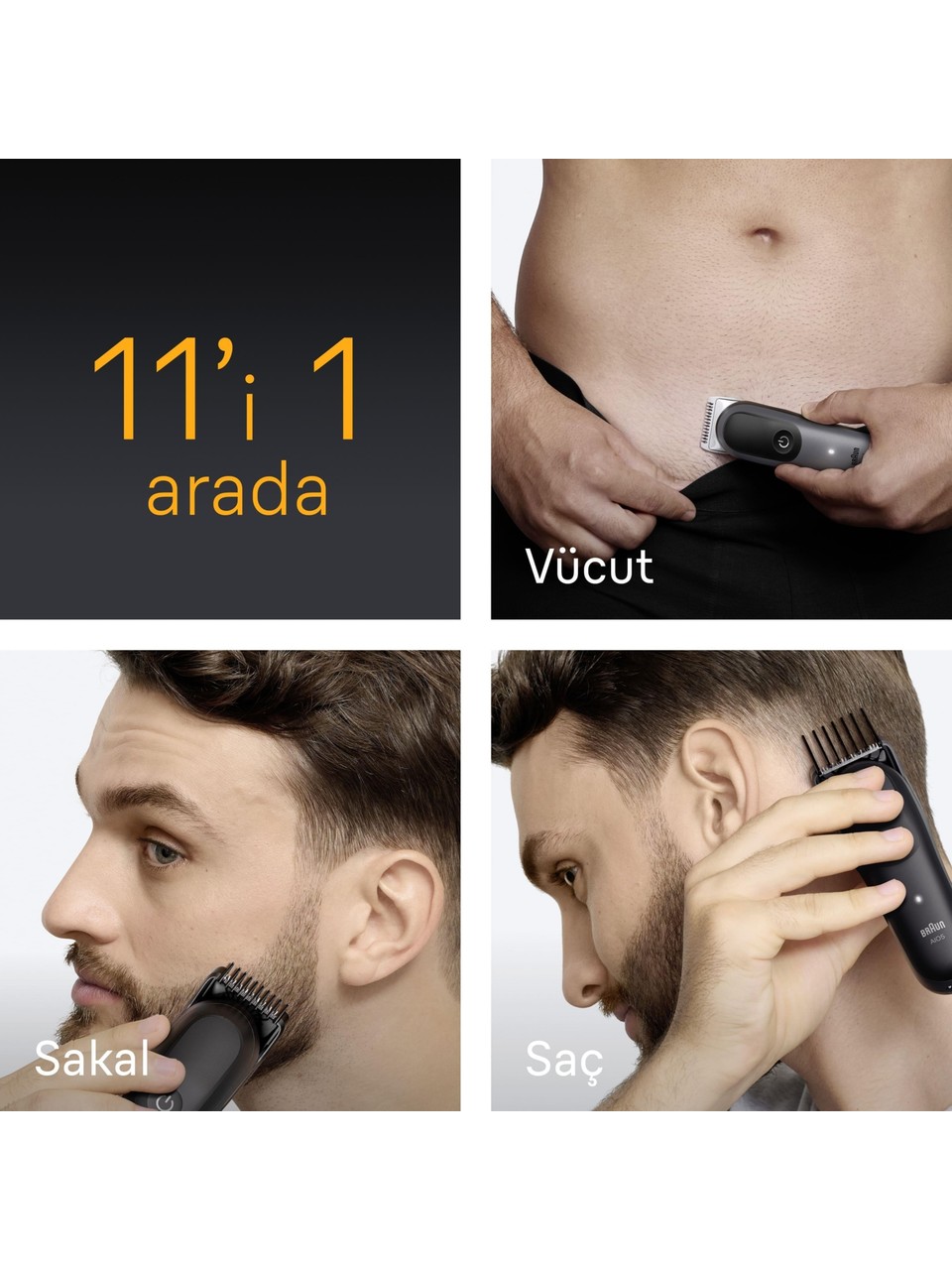 Braun Series5 Aıo5560 11'i 1 Arada Erkek Bakım Seti Görseli