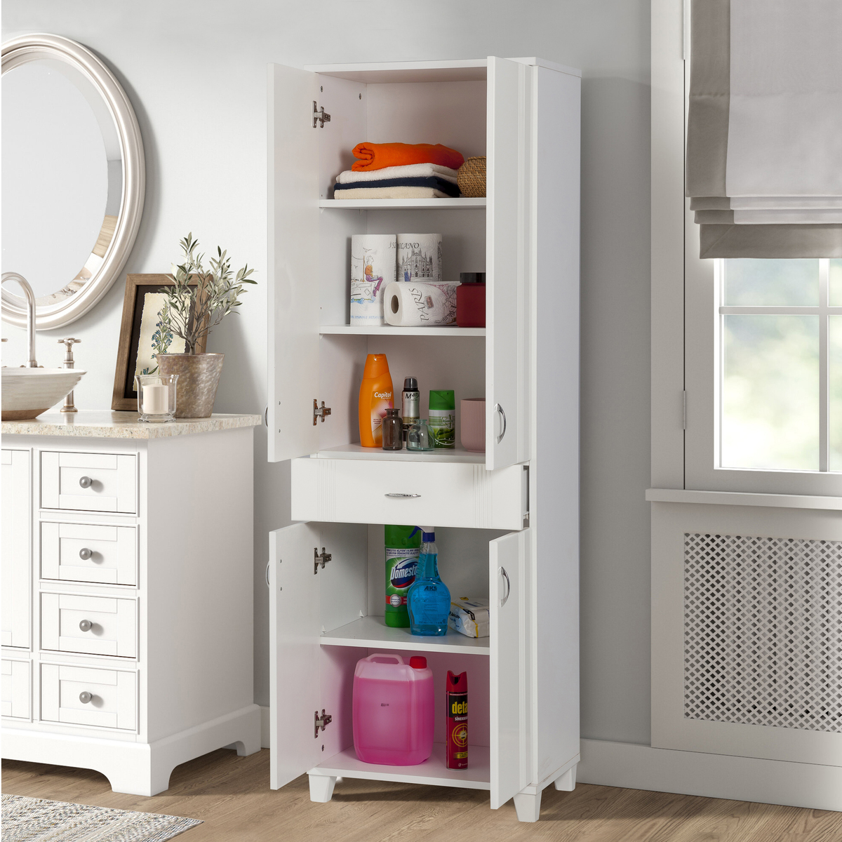 Sembol S 182 Lake Kapaklı Dolap 180x60x40 Görseli
