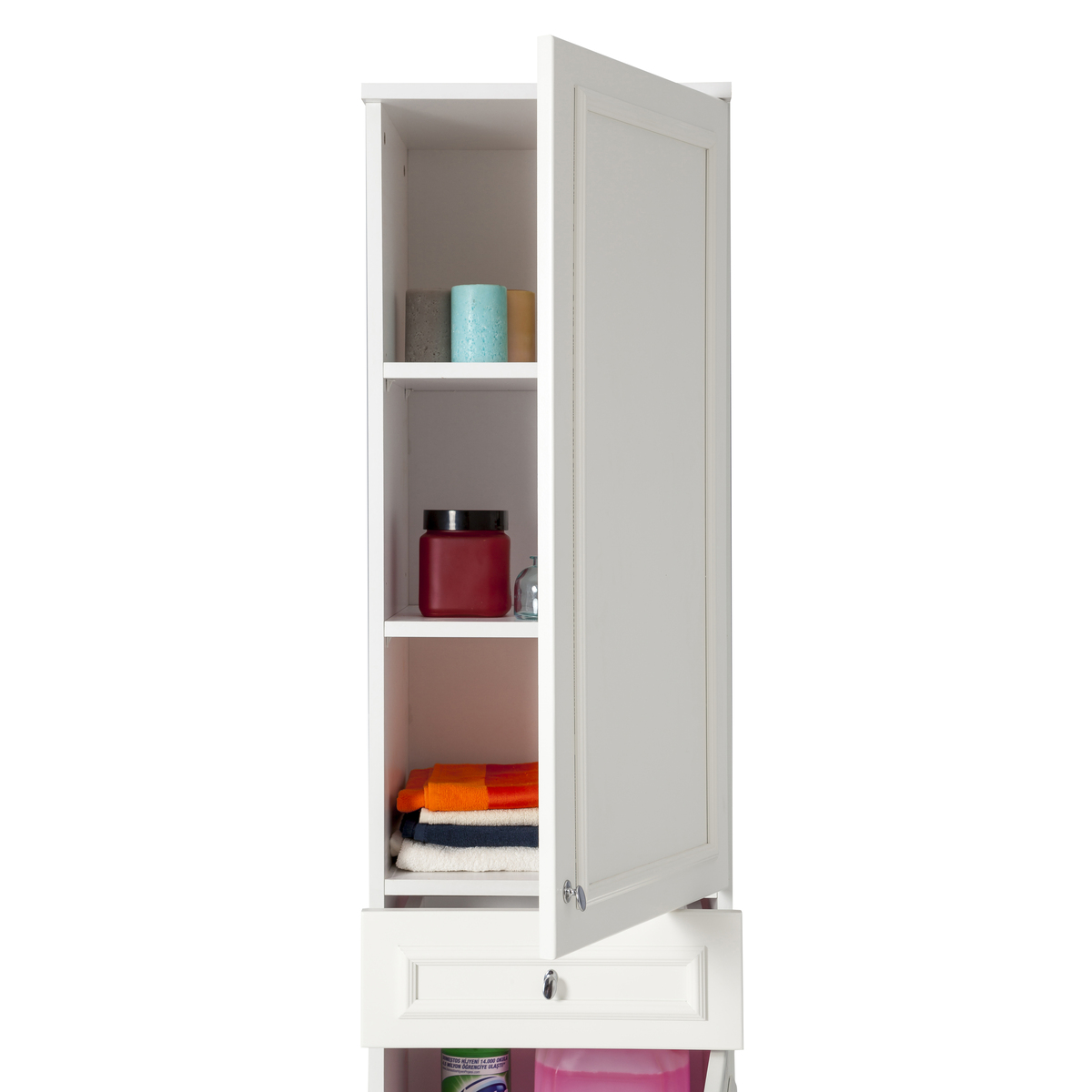 Sembol 185 Çitali Lake Kapaklı Dolap 180x45x40 Görseli