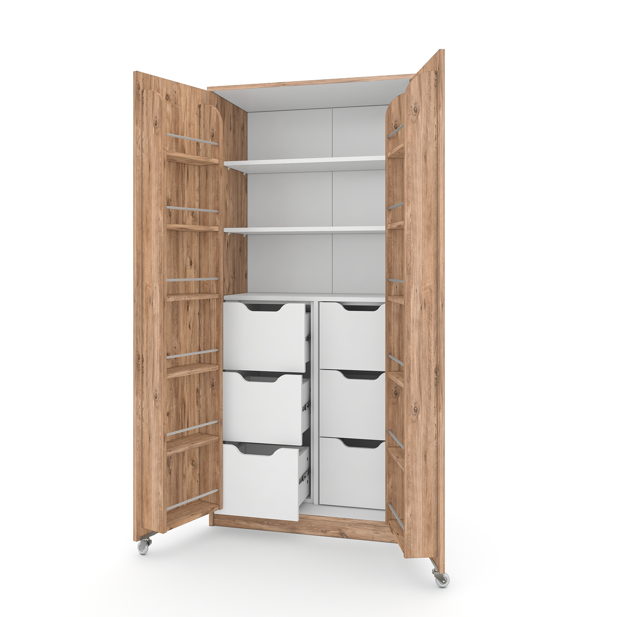 Sembol Kd 10 Kiler Dolabı 2 Kapılı 90 6 Çekmeceli ( A ) 1830x862x469 Görseli