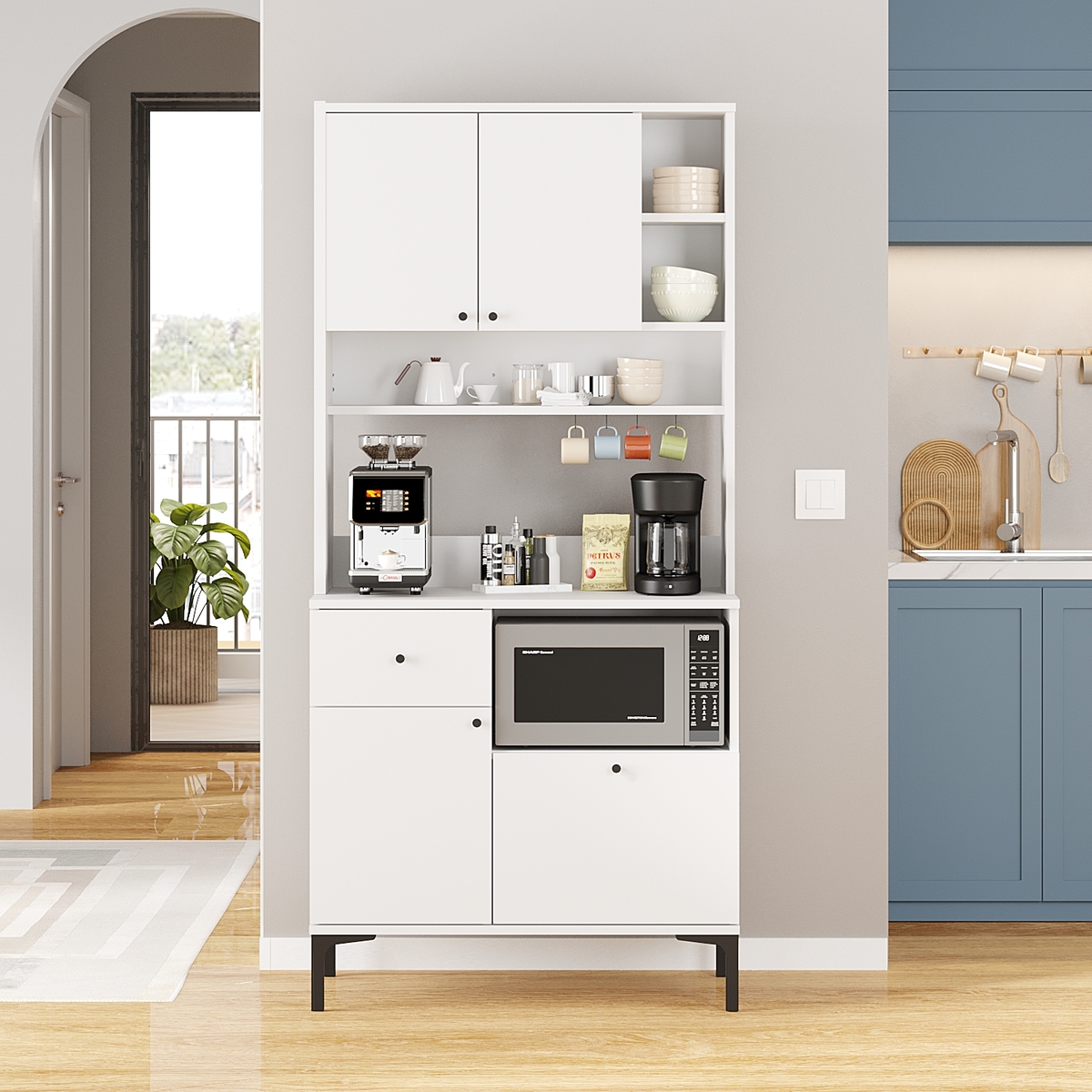 Sembol Bng B Bango Kahve Köşesi Beyaz 142x90x42 Görseli