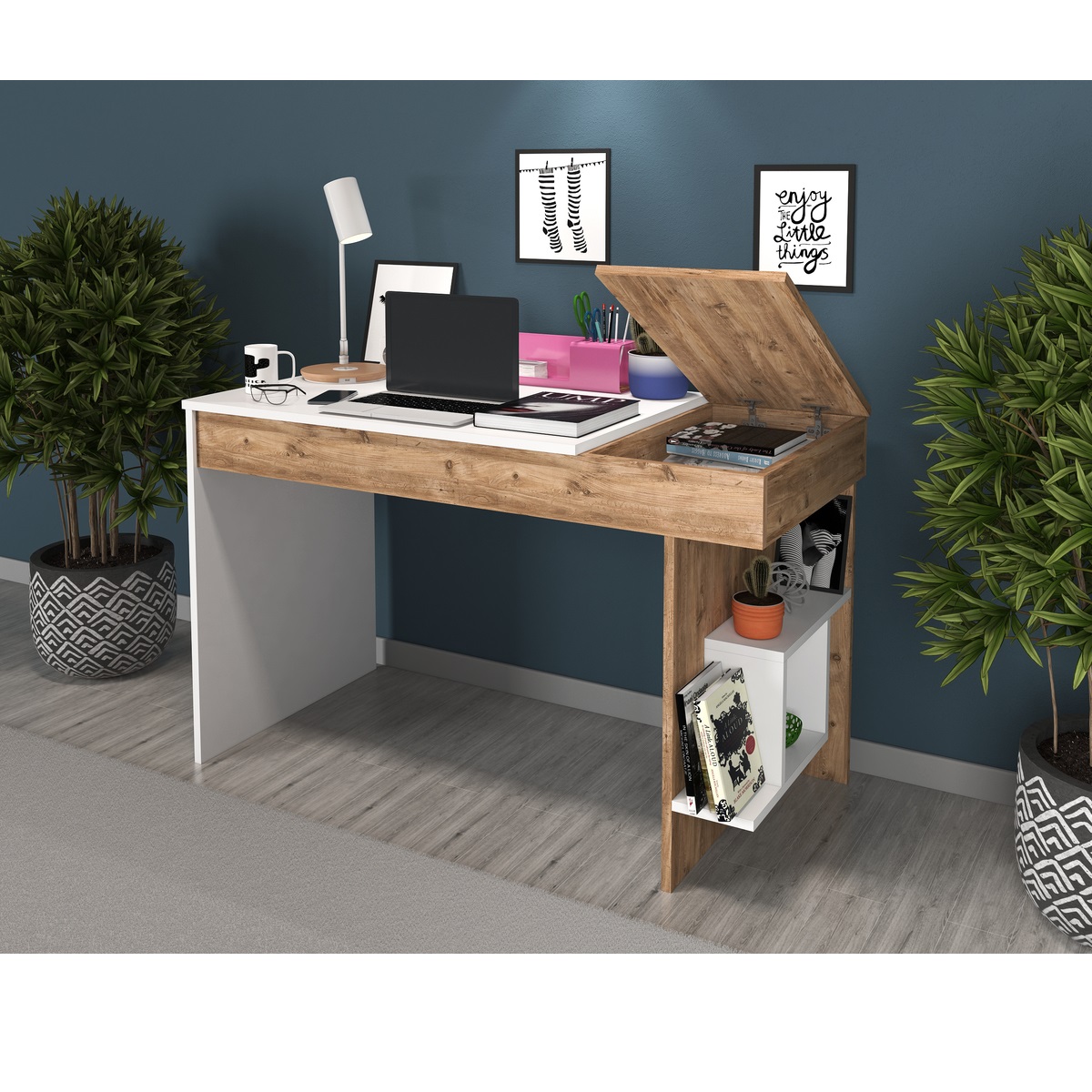 Sembol Hidden Çekmeceli Çalışma Masası 120x60x77 Görseli