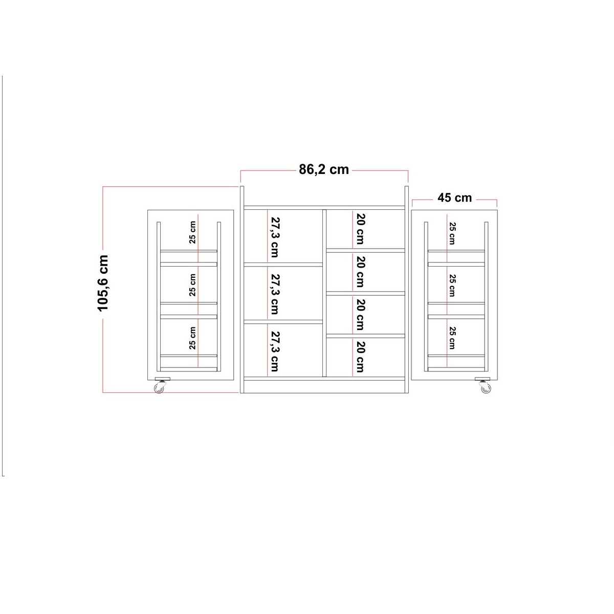 Sembol Kd 01 Kiler Dolabı Kısa 165 ( B ) 1056x862x469 Görseli