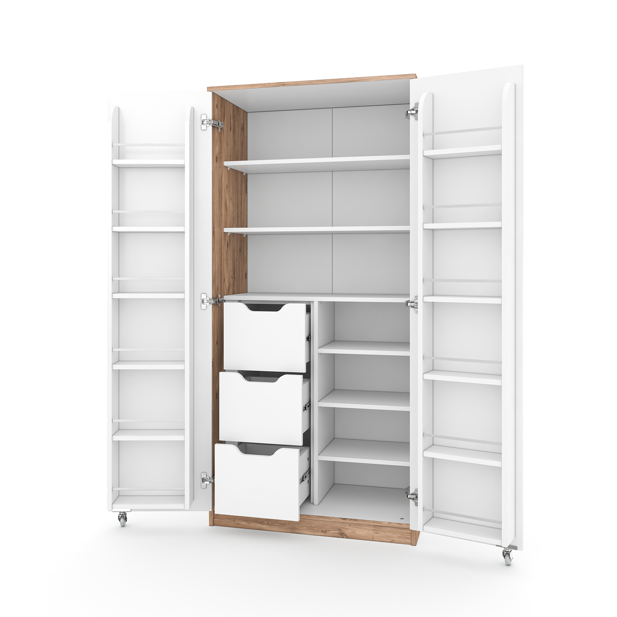 Sembol Kd 07 Kiler Dolabı 2 Kapılı 165 3 Çekmeceli  ( AB ) 1830x862x469 Görseli