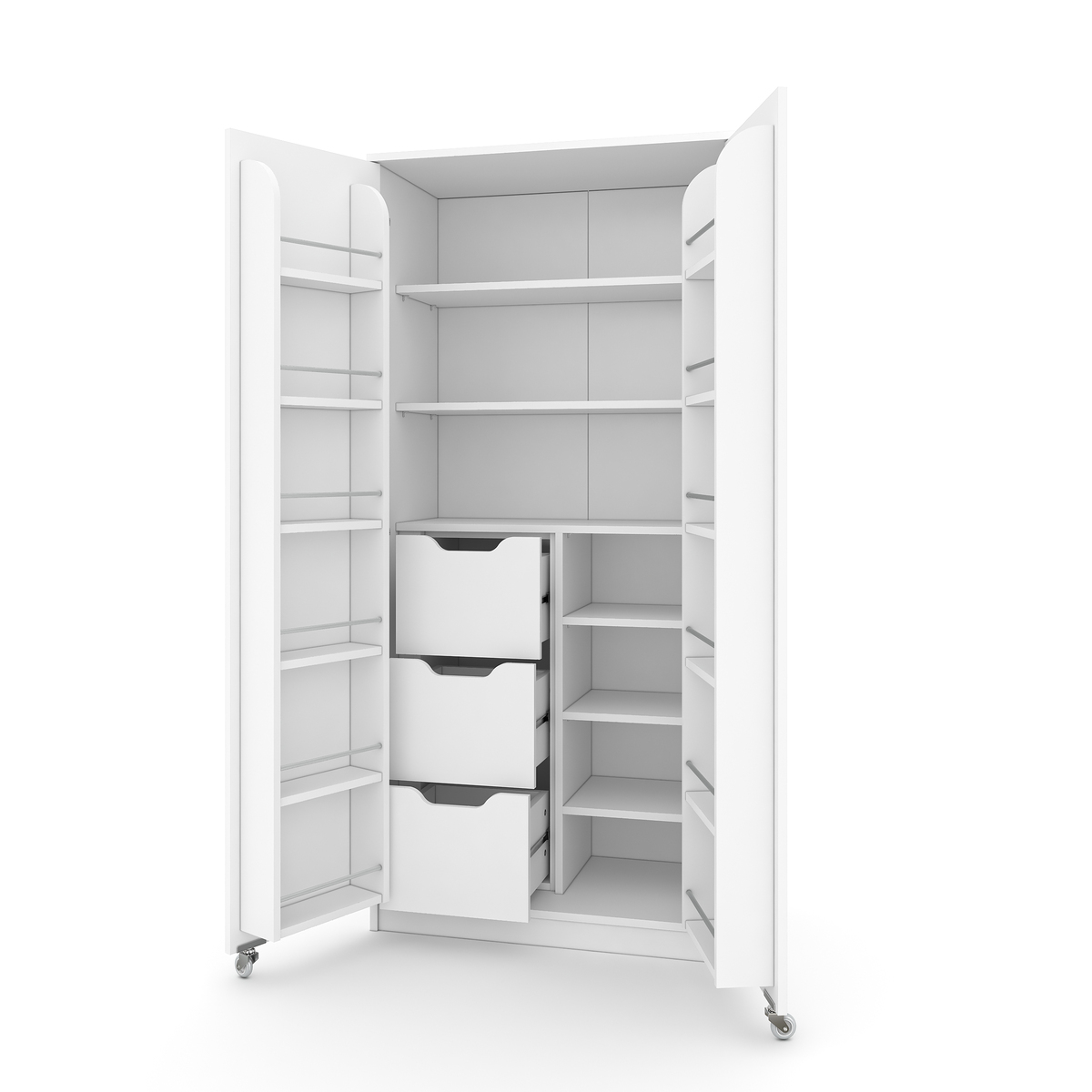 Sembol Kd 09 Kiler Dolabı 2 Kapılı 90 3 Çekmeceli ( B ) 1830x862x469 Görseli