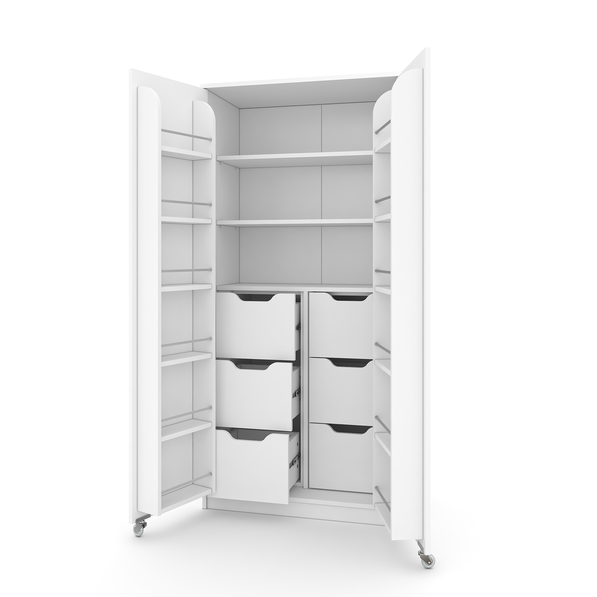 Sembol Kd 10 Kiler Dolabı 2 Kapılı 90 6 Çekmeceli ( B ) 1830x862x469 Görseli