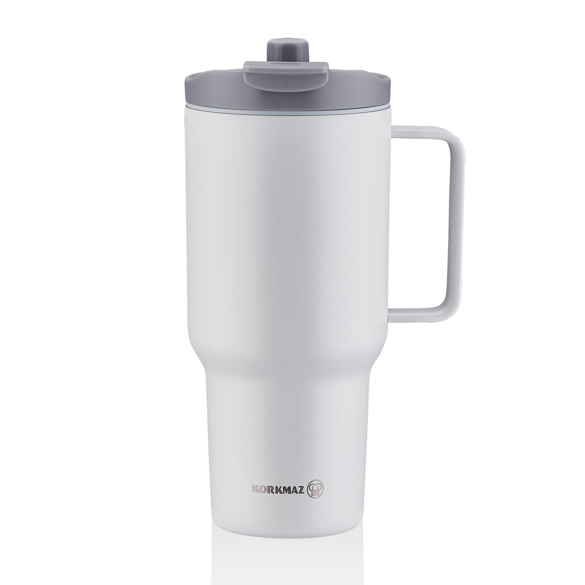 Korkmaz A5577-3 Freedom Pipetli Bardak Termos 1,0 Lt. Buz Mavisi