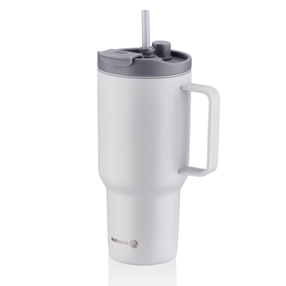 Korkmaz A5577-3 Freedom Pipetli Bardak Termos 1,0 Lt. Buz Mavisi Görseli