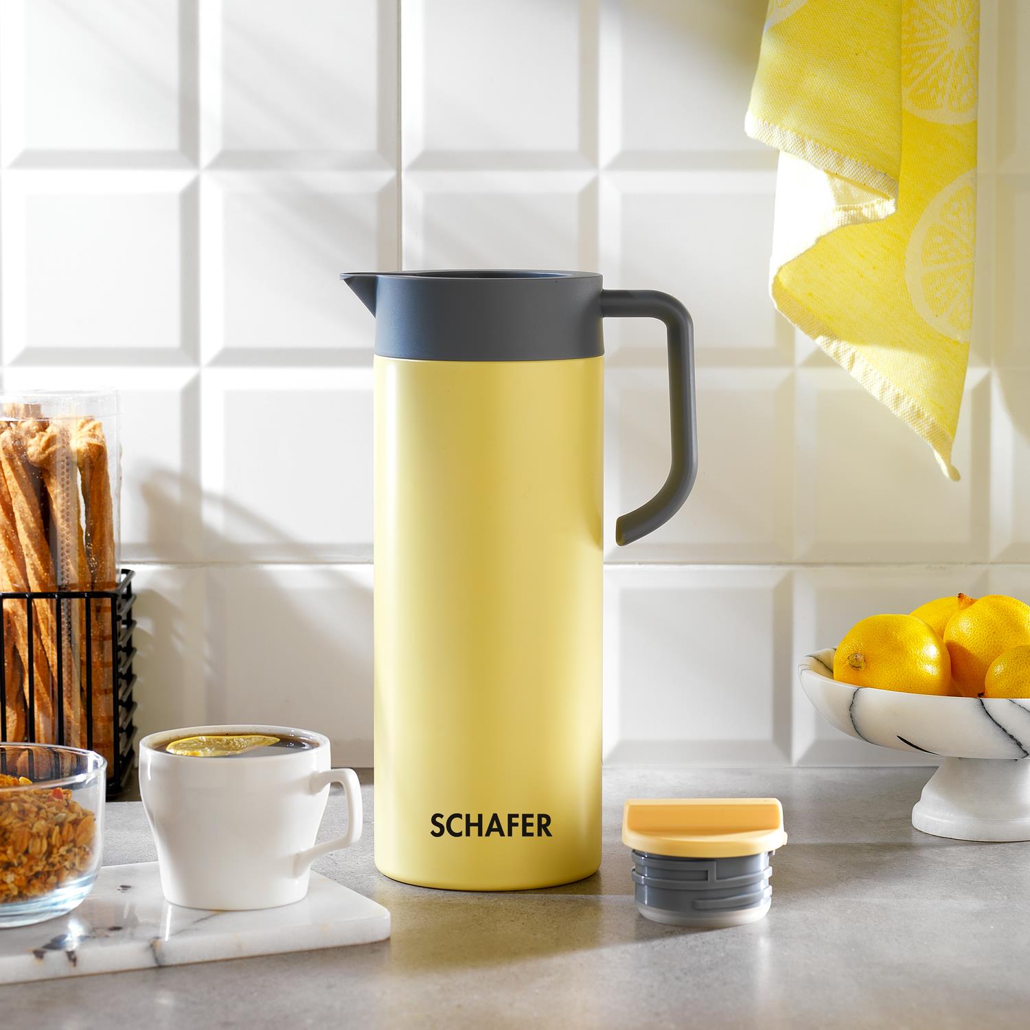 Schafer Click Termos 1.3 L-sarı