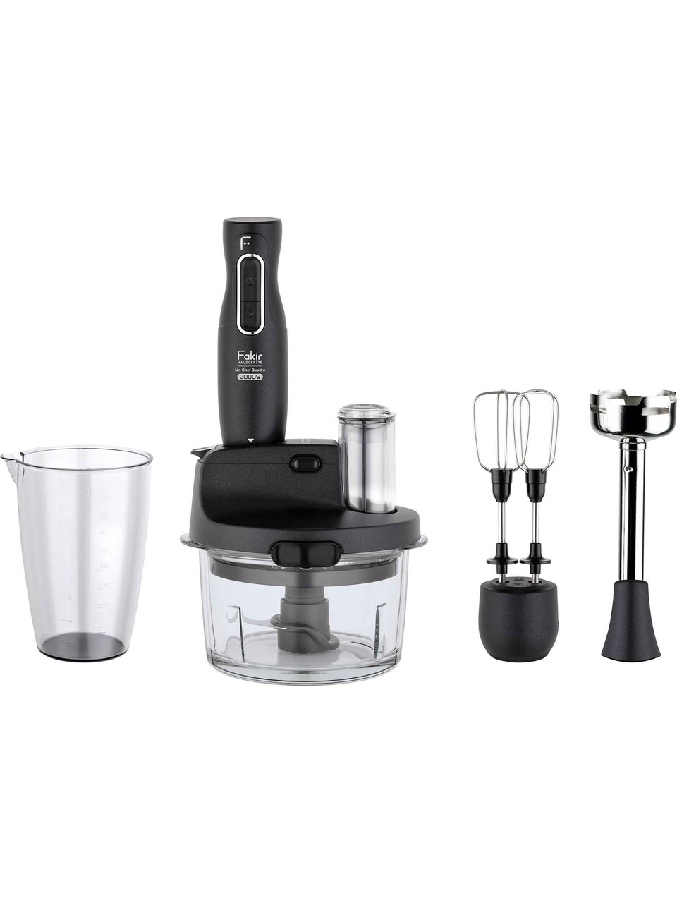 Fakir Mr Chef Quadro 2000w Yeni Cam Antrasit
