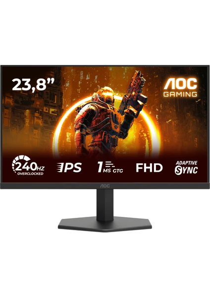 AOC 24G11ZE 23.8" 0.3 ms Full HD IPS 240 Hz Oyuncu Monitörü